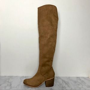 Melrose and Market Brown Over the Knee Boots Sz 8